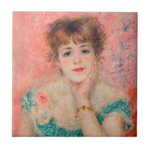 Azulejo Pierre-Auguste Renoir - Actriz Jeanne Samary