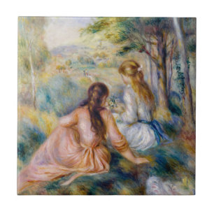 Azulejo Pierre-Auguste Renoir - En el prado