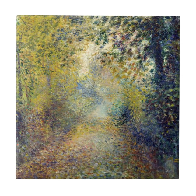 Azulejo Pierre-Auguste Renoir - In the Woods (Frente)