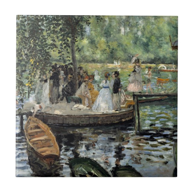 Azulejo Pierre-Auguste Renoir - La Grenouillere (Frente)