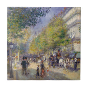 Azulejo Pierre-Auguste Renoir - París, Grands Boulevards