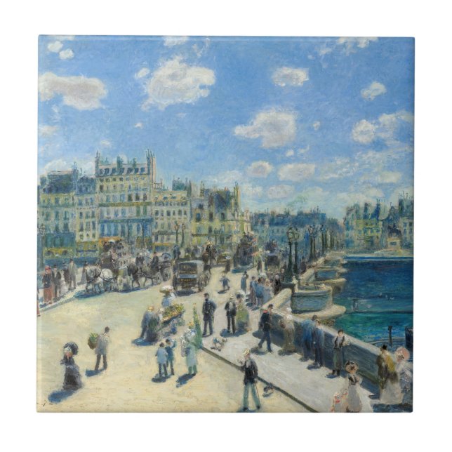 Azulejo Pierre-Auguste Renoir - París, Pont-Neuf (Frente)