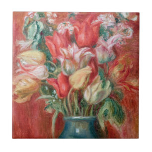 Azulejo Pierre-Auguste Renoir - Ramo de Tulipanes