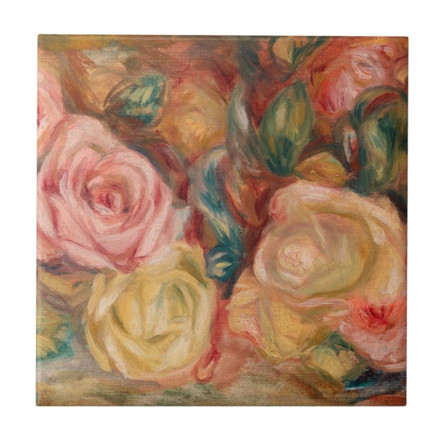 Azulejo Pierre-Auguste Renoir - Rosas (Frente)