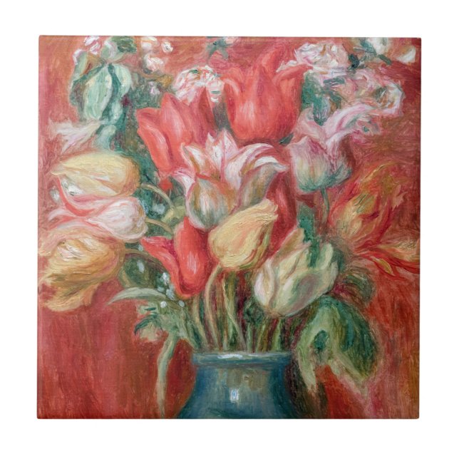 Azulejo Pierre-Auguste Renoir - Tulip Bouquet (Frente)
