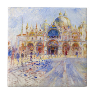 Azulejo Pierre-Auguste Renoir - Venecia, Plaza de San Marc