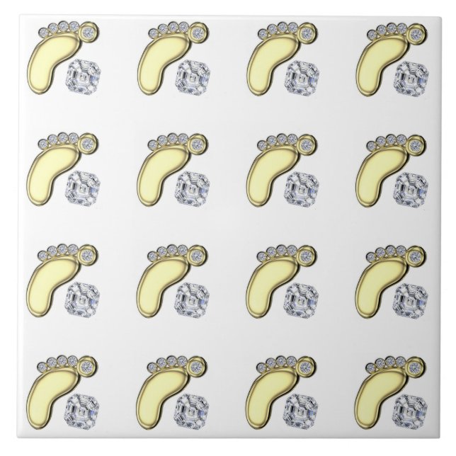 Azulejo Pies de bebé (Frente)