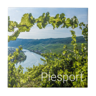 Azulejo Piesport Moselle Grapes Vintage Souvenir