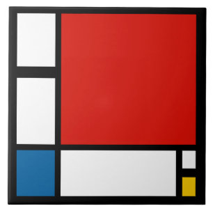 Azulejo Piet Mondrian, composición ii