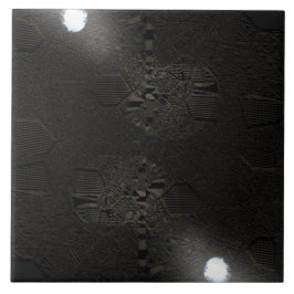 Azulejo Pieza de la superficie del planeta con manto de lu