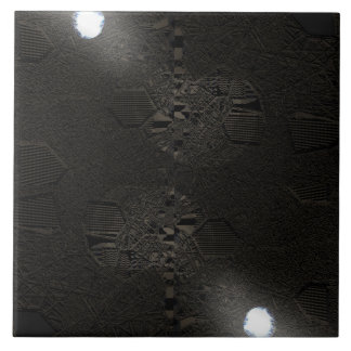 Azulejo Pieza de la superficie del planeta con manto de lu