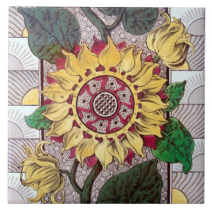 Azulejo Pila cerámica estética de girasol Repro Eastlake