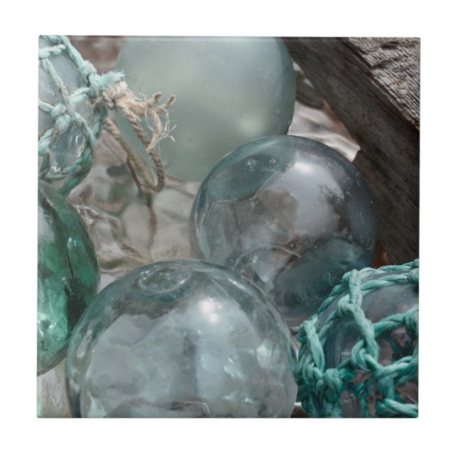 Azulejo Pila De Pescado De Vidrio (Frente)