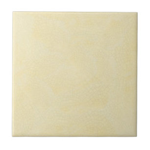 Azulejo Pilkington Cream c1900 sólida Faux Crazed Repro
