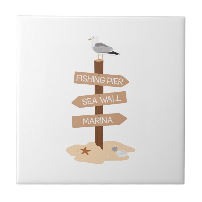 Azulejo Piloto de pesca (Frente)