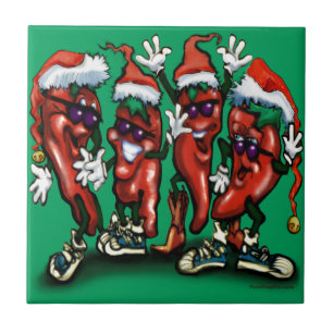 Azulejo Pimientos de Navidad