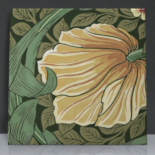 Azulejo Pimpernel Seamless 11 of 12 Warm Yellow Sage Green
