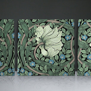 Azulejo Pimpernel Seamless 1/2 William Morris Artesanía