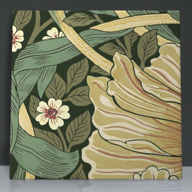 Azulejo Pimpernel Seamless 1 de 12 Faux Gold & Sage Green (Subido por el creador)