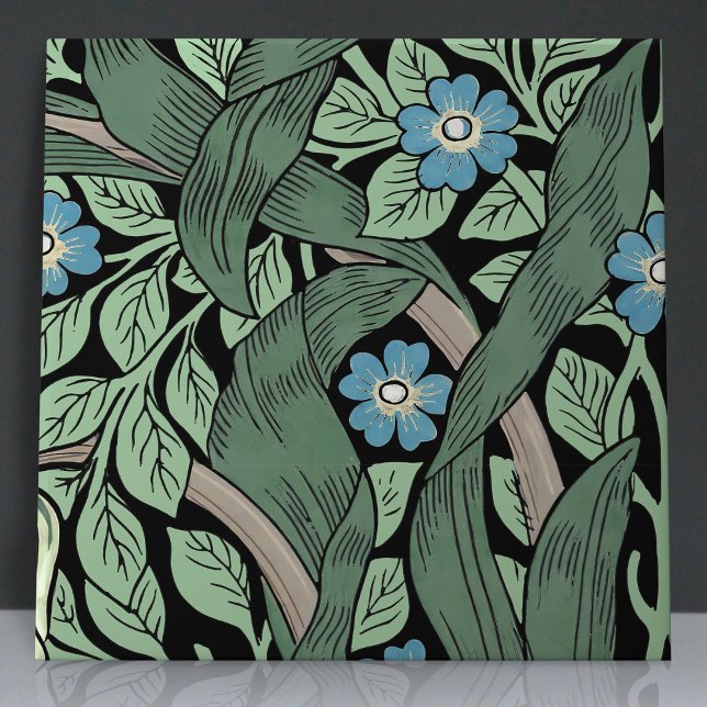 Azulejo Pimpernel Seamless 2 de 12 Sage Green Blue (Subido por el creador)