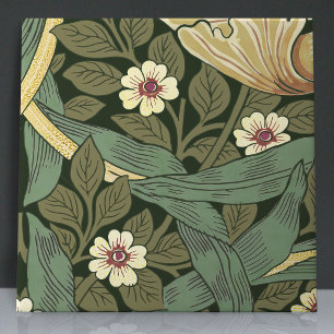 Azulejo Pimpernel Seamless 5 de 12 Faux Gold & Sage Green