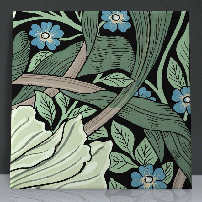 Azulejo Pimpernel Seamless 6 de 12 Sage Green Blue (Subido por el creador)