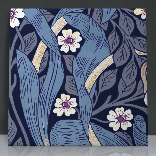 Azulejo Pimpernel Seamless 9 de 12 Dusty Blue & Warm White (Subido por el creador)