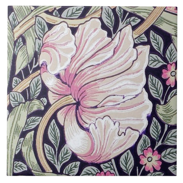 Azulejo Pimpernel, William Morris (Frente)