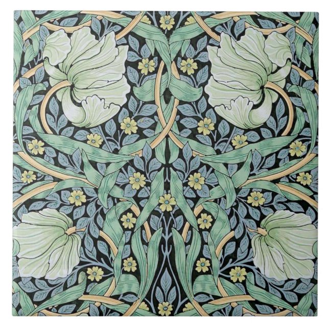 Azulejo Pimpernel, William Morris (Frente)