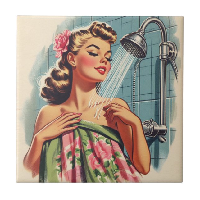 Azulejo Pin Retro Shower (Frente)