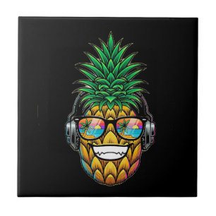Azulejo piña con anteojos