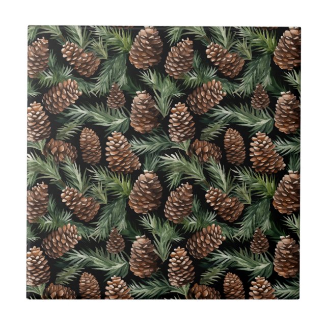 Azulejo Pinecones Tile (Frente)