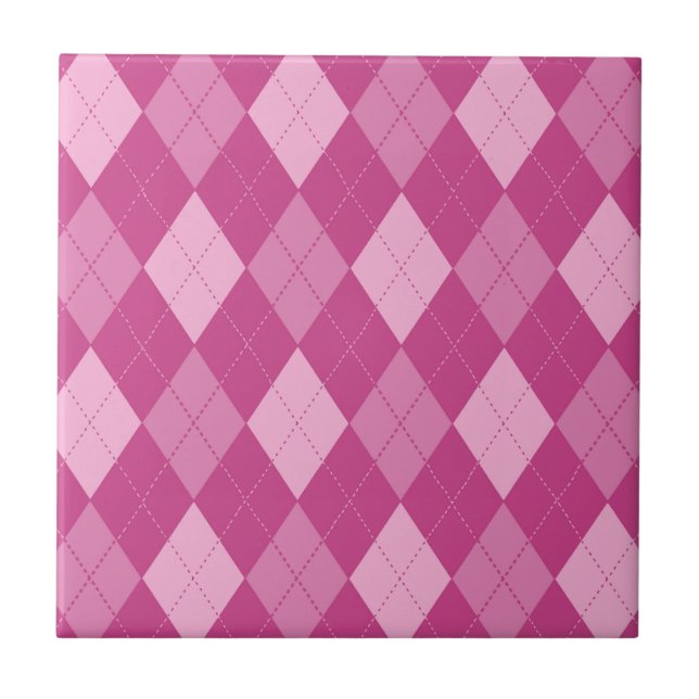 Azulejo Pink Argyll (Frente)