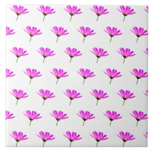 Azulejo Pink Daisy