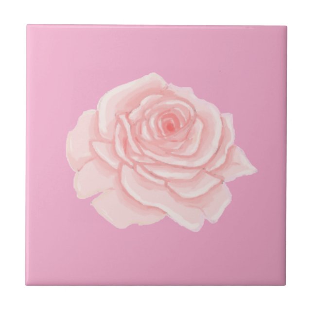 Azulejo Pink rose (Frente)