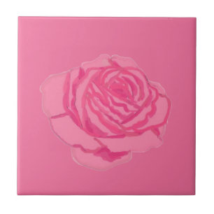 Azulejo Pink rose
