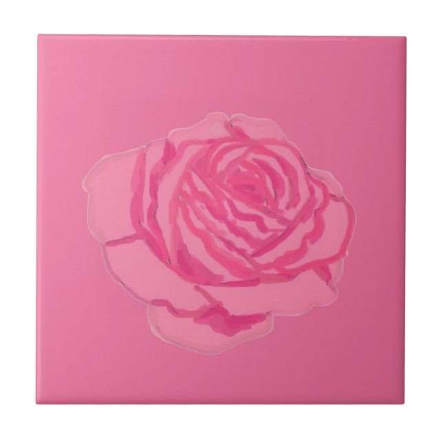 Azulejo Pink rose (Frente)