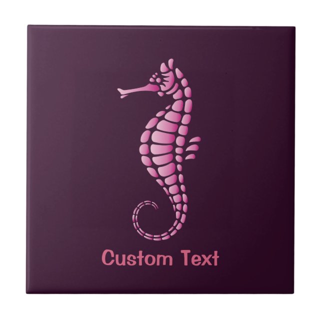Azulejo Pink Seahorse (Frente)