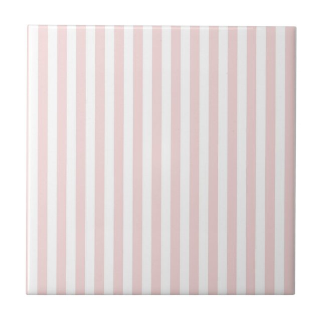Azulejo Pink Stripes Pattern Minimal Modern Spring Summer (Frente)