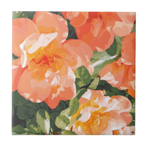 Azulejo PinkMagnolia Ceramic Tile