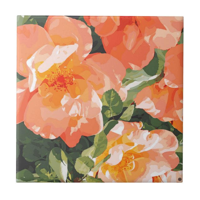 Azulejo PinkMagnolia Ceramic Tile (Frente)