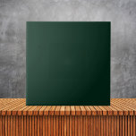Azulejo Pino verde oscuro minimalista<br><div class="desc">Hojas minimalistas de papel de envolvimiento de pino verde oscuro</div>