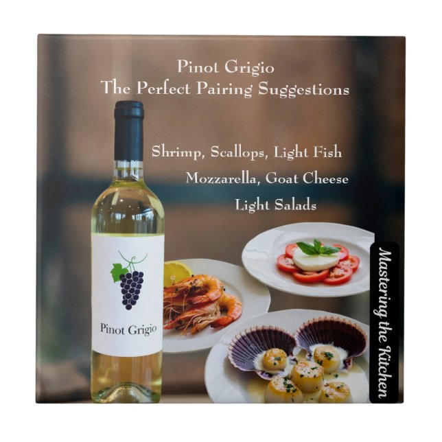 Azulejo Pinot Grigio Wine Pairing/Mastering the Kitchen (Frente)