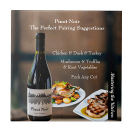 Azulejo Pinot Noir Wine Pairing/Mastering the Kitchen