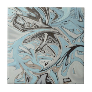 Azulejo Pintada azul