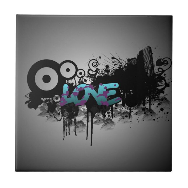 Azulejo Pintada del AMOR (Frente)