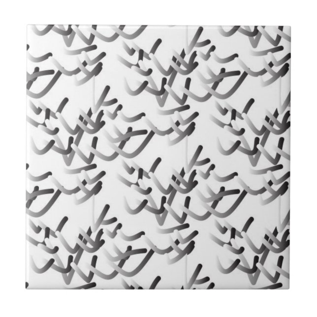 Azulejo Pintada del garabato (Frente)