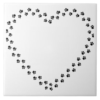 Azulejo Pintas de pintura en el corazón