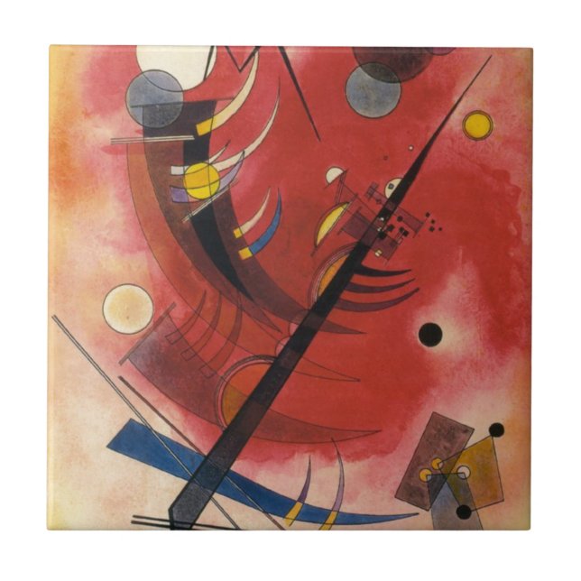 Azulejo Pintura abstracta de simulación interior (Frente)