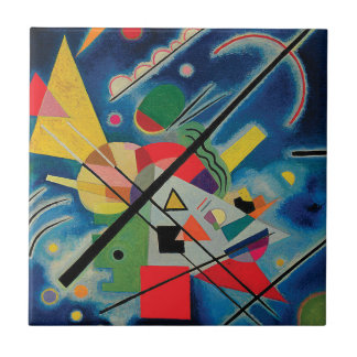 Azulejo Pintura azul de Wassily Kandinsky Tile